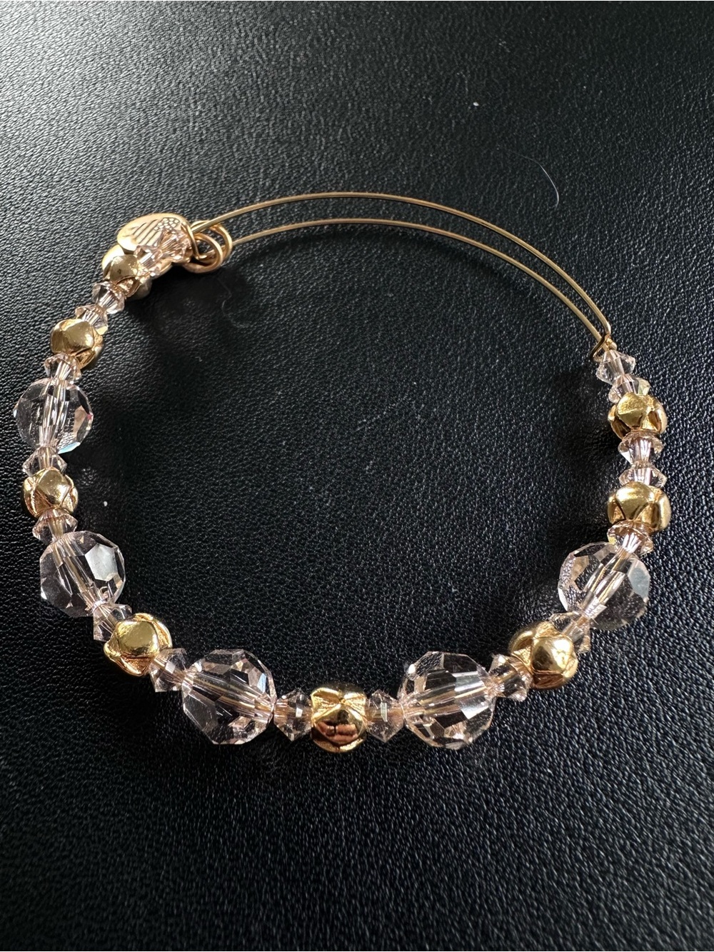 Alex and Ani Pink and Gold Bracelet
